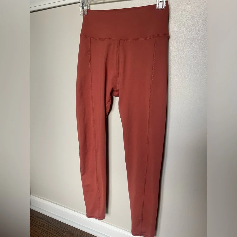Madewell MWL orange rust leggings high waist S